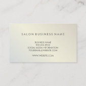 金モダン属ルクス 名刺 (裏面)