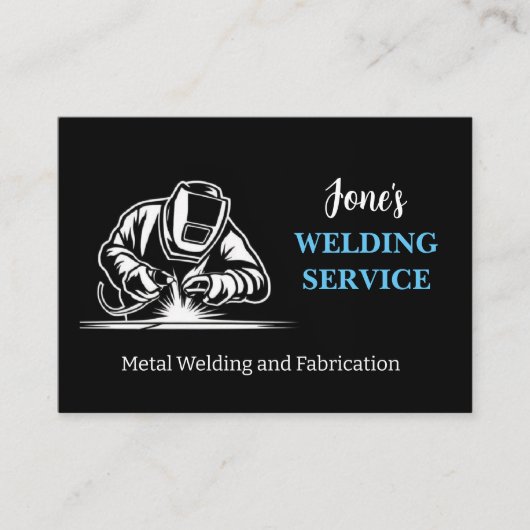 金モダン属溶接機、ファブリケータ、請負業者 名刺 (正面)