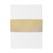 金モダン属箔ミニマル結婚式招待状 招待状ベリーバンド (裏面例)