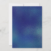 金モダン属箔ミニマル結婚式 招待状 (裏面)