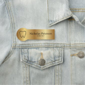 金モダン属金ゴールド歯歯歯科医科歯科医院 名札 (インサイチュ)