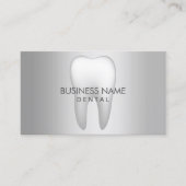 金モダン属銀製歯科用アポイントメント 予約カード (正面)