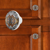 金モダン属 セラミックノブ