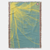 金モダン田花絵を描1 スローブランケット (正面縦)