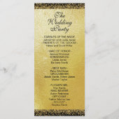 金モダン箔と紙吹雪 プログラム (裏面)