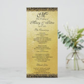 金モダン箔と紙吹雪 プログラム (スタンド正面)