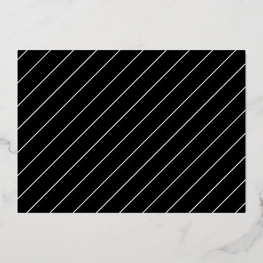 金モダン箔の写真卒業発表 箔招待状 (裏面)