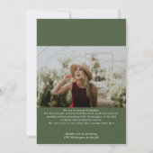 金モダン箔グラードパーティー4フォト招待状 招待状 (裏面)