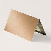 金モダン箔スクリプト写真Date Cardを保存 名刺 (裏面)