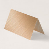 金モダン箔スクリプト日付カードの変更 名刺 (裏面)