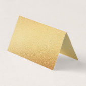 金モダン箔スクリプト日付カードの変更 名刺 (裏面)