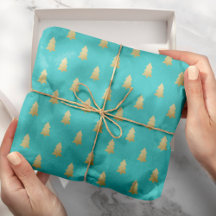 金モダン箔フェイククリスマスツリーのはっきりした色