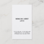 金モダン箔弁護士尺度記号  名刺 (裏面)