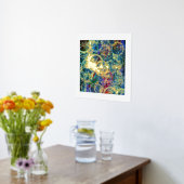 金モダン箔抽象芸術 箔ポスター (レイダウン (キッチン))