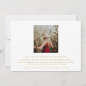 金モダン箔2023写真卒業 案内状 (裏面)