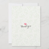 金モダン結婚箔エレガントパイナップル対 招待状 (裏面)