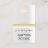 金モダン蓮 名刺 (裏面)