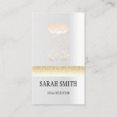 金モダン蓮 名刺 (正面)