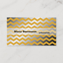 金モダン輝く色のシボク 名刺