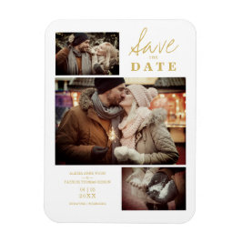 金モダン金効果3カスタム写真結婚の マグネット