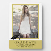 金モダン金卒業生写真 フォトプラーク (正面)