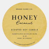 金モダン金素朴 ラウンドシール (正面)