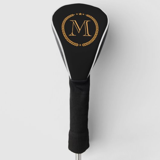 金モノグラム ゴルフヘッドカバー (正面)