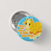 金ヤギボタン 缶バッジ (正面&裏面)