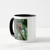 金ライオンのtamarin (Leontopithecusのrosalia) マグカップ (正面左)