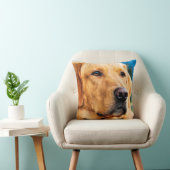 金ラブラドル・レトリーバー犬 クッション (椅子)