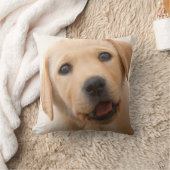 金ラブラドールの子犬 クッション (ブランケット)