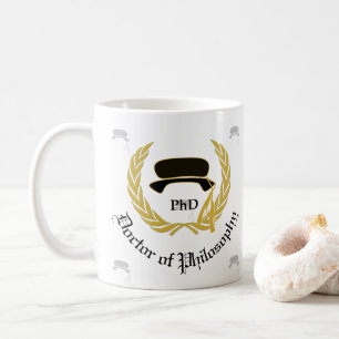 金リースPhDの医者程度の卒業 コーヒーマグカップ