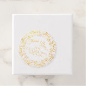 金レースのよう箔フローラフィリ結婚グリー フェイバータグ (箱)