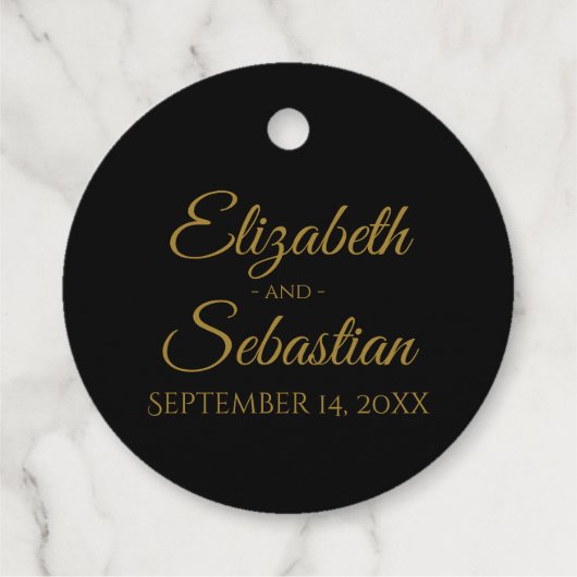 金レースのよう箔フローラフィリ結婚グリー フェイバータグ (裏面)