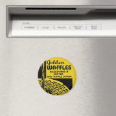 金ワッフルの朝食 マグネット (インサイチュ (食洗機))