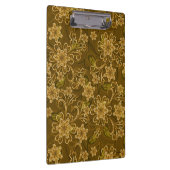 金ヴィンテージの花柄パターン クリップボード (右)