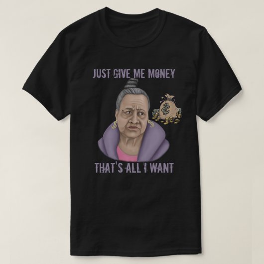 金与えだけ Tシャツ (デザイン正面)
