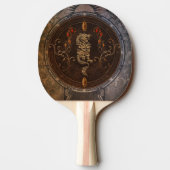 金中国のなドラゴン 卓球ラケット (裏面)