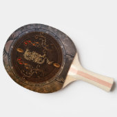 金中国のなドラゴン 卓球ラケット (横)