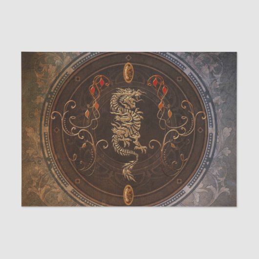 金中国のなドラゴン 薄葉紙 (正面)