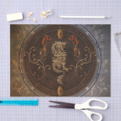 金中国のなドラゴン 薄葉紙 (クラフト)