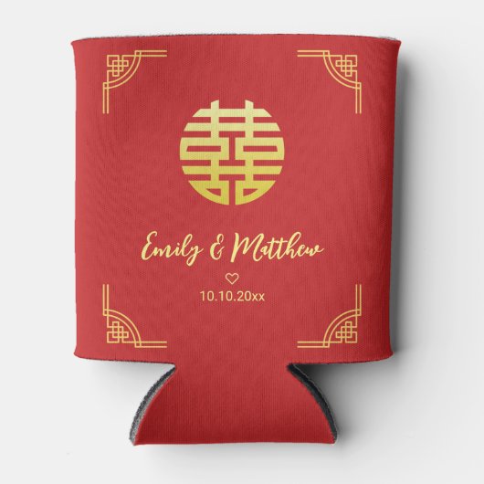 金中国の結婚額の二重十一 缶クーラー (正面)