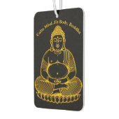 金仏めい想像のポーズ カーエアーフレッシュナー (左)