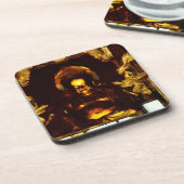 金仏京都日本抽象芸術印象派 コースター (左側)