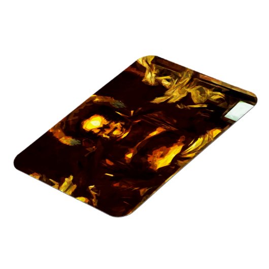 金仏京都日本抽象芸術印象派 マグネット (左側)