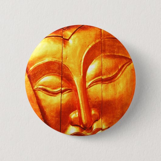 金仏 缶バッジ (正面)