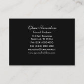 金保有高の頭蓋のプロフェッショナル 名刺 (裏面)