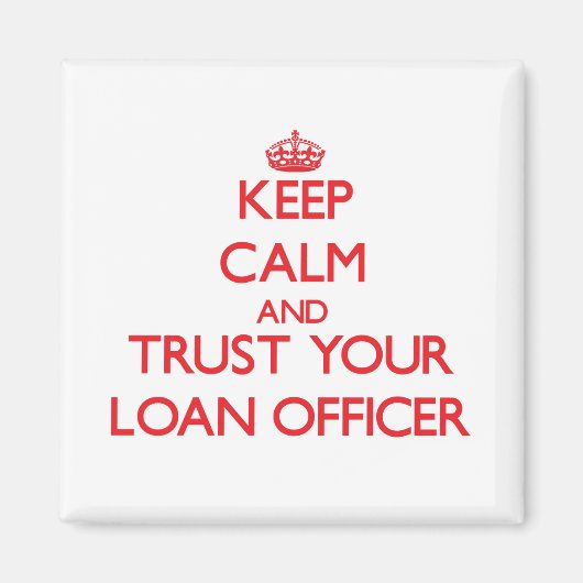 金保融担当官を信頼する マグネット (正面)