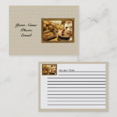 金優美のデザート 名刺 (正面/裏面)