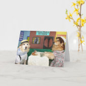 金先駆的誕生日 カード (黄色い花)